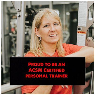 ACSM is the "gold standard" in personal training certifications.