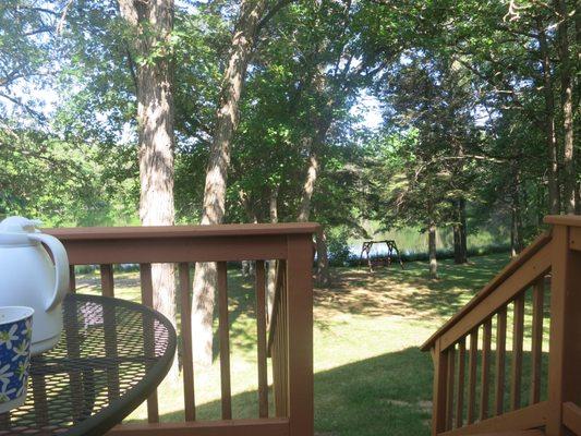 View from deck (pond #1)