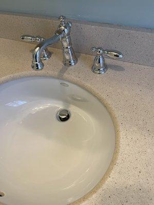 Squeaky clean sink