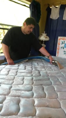 He made my mattress brand new!