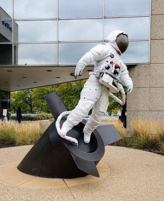 Astronaut Sculpture at Gerald R. Ford Presidential Museum