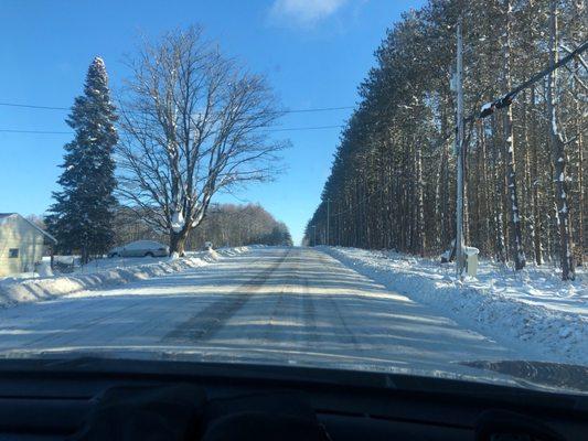 The road to Camden, NY