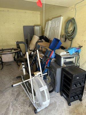 Garage junk removal