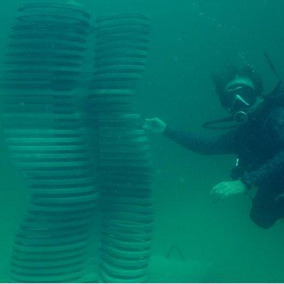 Propeller in Motion at the Underwater Museum of Art