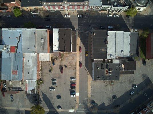 Arial view of Gloversville dentists Harrison Family Dentists