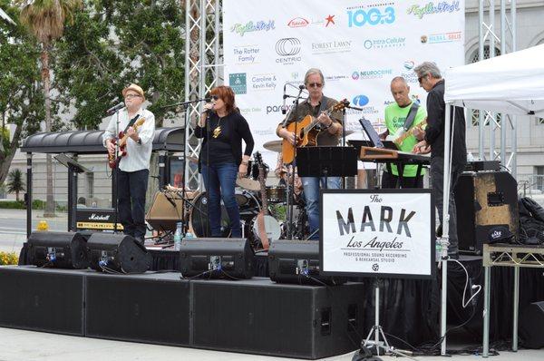 Eileen Carey Band playing at the 2022 
NAMI Walks With You Los Angeles.