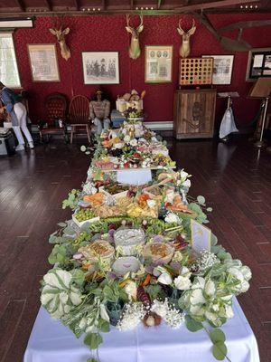 Wedding grazing table