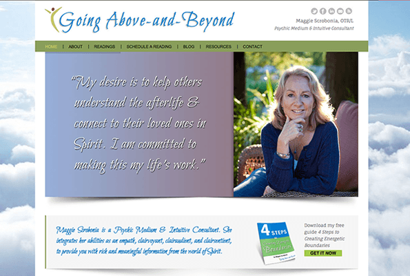 Client Site: Going Above and Beyond - Intuitive Services website.