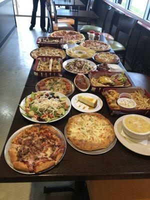 A variety of choices at J Rocks Pizzeria , Ocala, FL