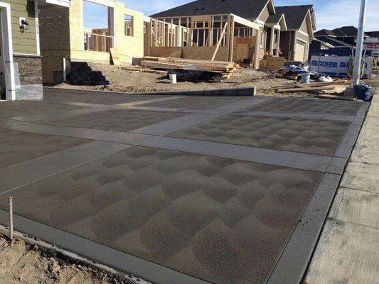 Custom concrete pours in Central Texas