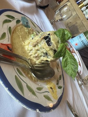 Eggplant in pistachio sauce