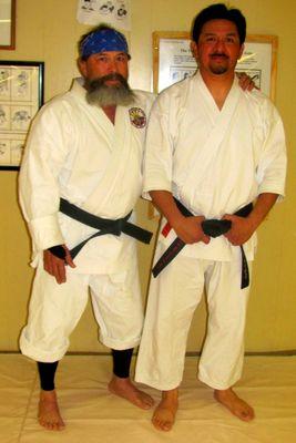 Shihan Pat and Sensei Lino