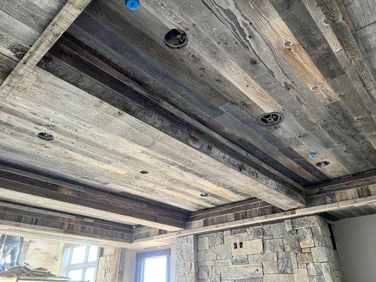 Reclaimed barn wood