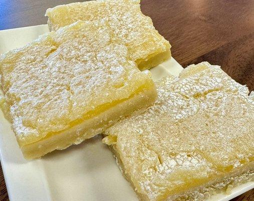 Lemon Bars offered at Cafe