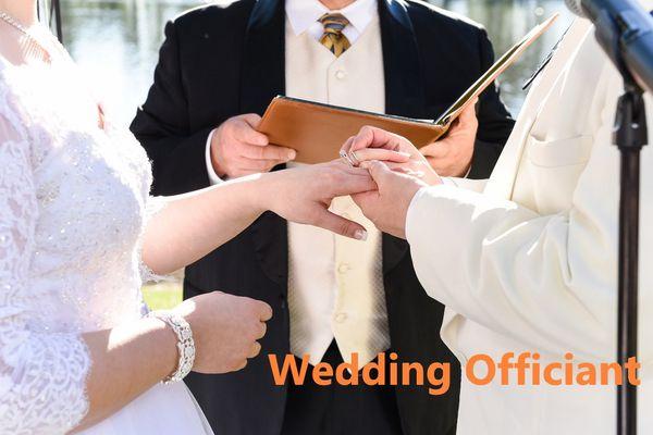 Minister - Wedding Officiant
 We perform the wedding ceremony and provide you with the proper paperwork to make it official!