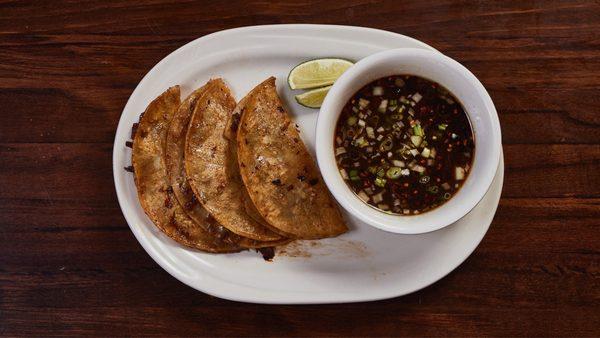 Thai Birria Tacos Plate