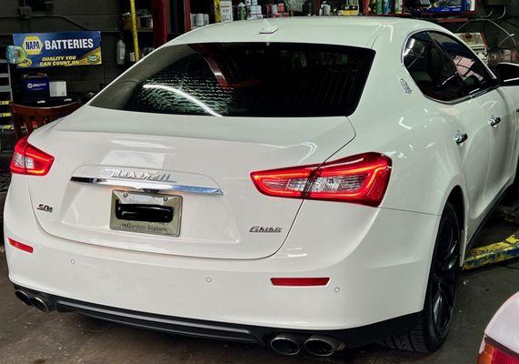 Brakes and Rotors on Maserati Ghibli