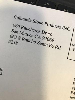 Columbia Stone