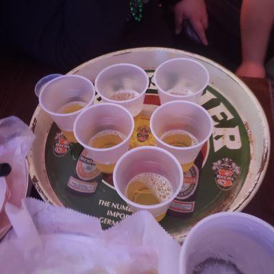 St Paddy's Day shots