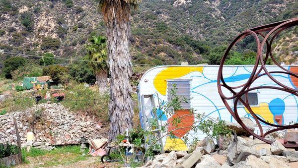 Artists colony meets abandoned trailer park