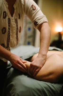 Deep tissue & trigger point therapy offered