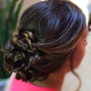 Sofia is a master at updos! She does bridal and prom services!