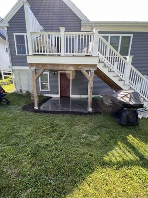 Patio installation in Plymouth MA