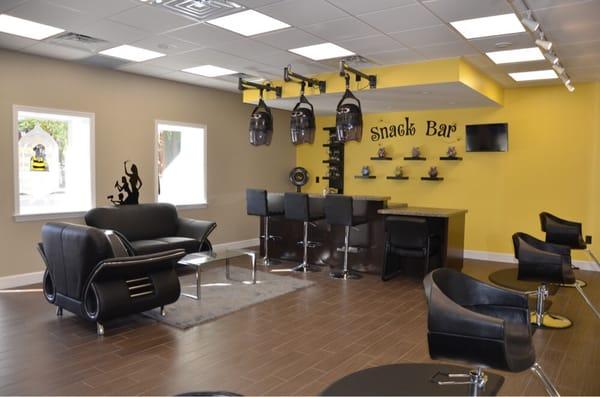 Inside The B's Hive Hair Studio