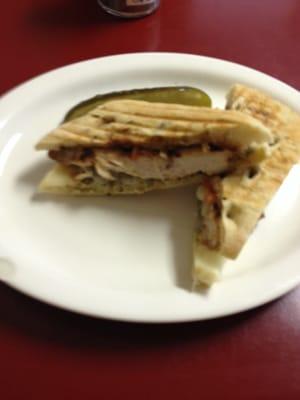 AMAZING chicken caprese panini