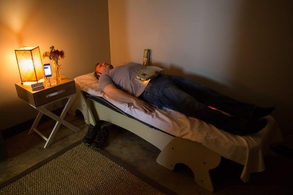 Our Migun massage bed