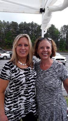 Sandy and Carol at our Ride for Guides Car Show