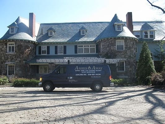 Just one of many fine homes Ashes Away Chimney Maintenance has had the privilege of working on.