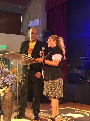 Pastor Bob and his wife Sister Claudia! Such passionate people of God. We are grateful and love you guys dedication!