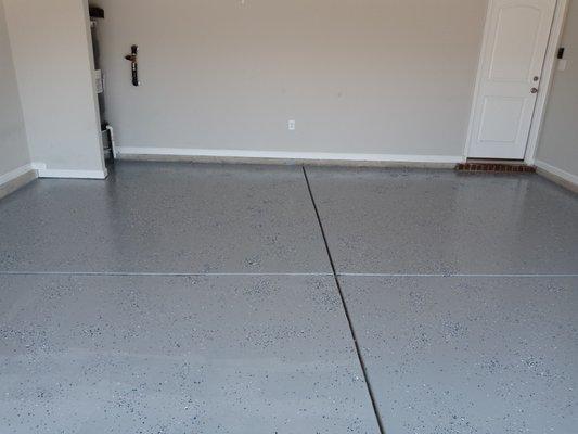 Epoxy garage floor