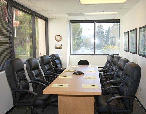 Conference rooms available for client meetings and depositions