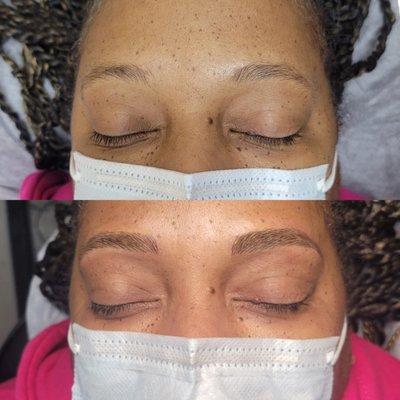 1st session microblading