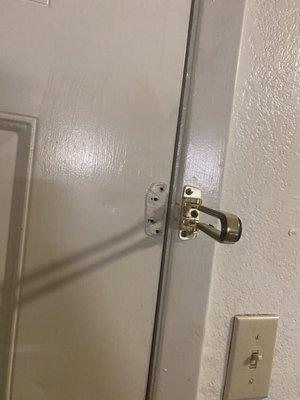 No lock