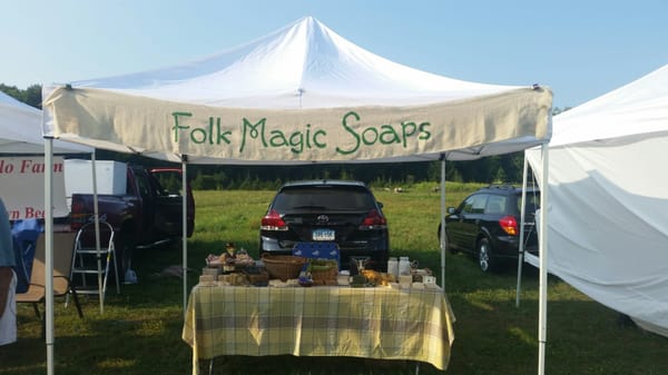 Folk Magic Soaps at the East Haddam Farmers Market