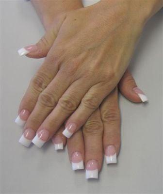 Pink & White Acrylics