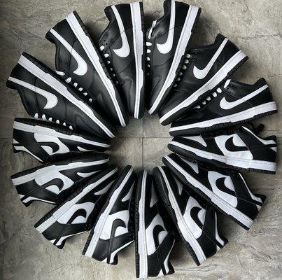 Black and White Dunks