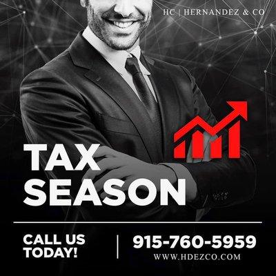 Tax Season  NOW!