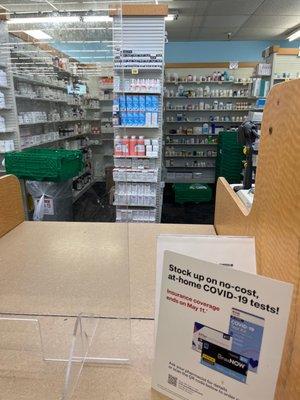 Back of pharmacy