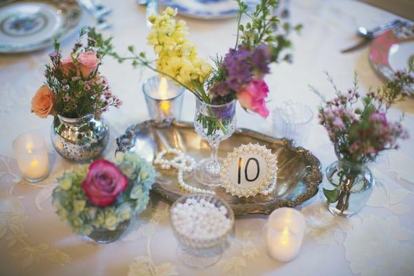 Tablescape One's flowers from Schnuck's Florist!