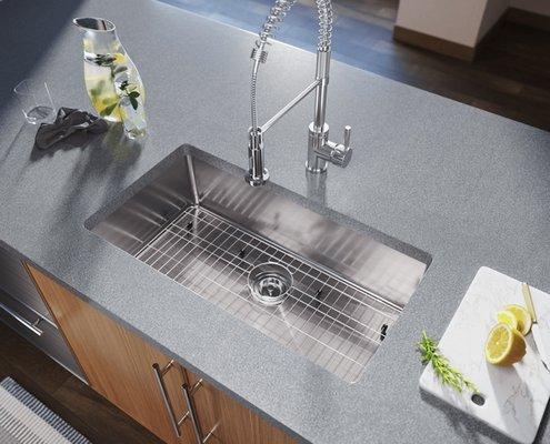 It's time to update you kitchen sink and faucet.