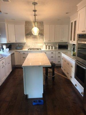 Kitchen remodel with Blue Diamond Kitchen and Bath.