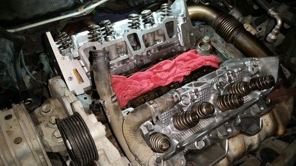 Impala 3.4L cylinder head rebuild