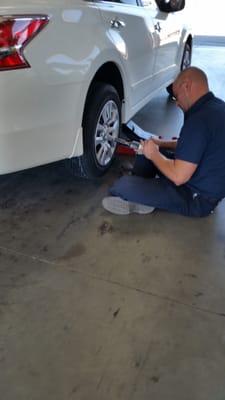 Getting a new tire