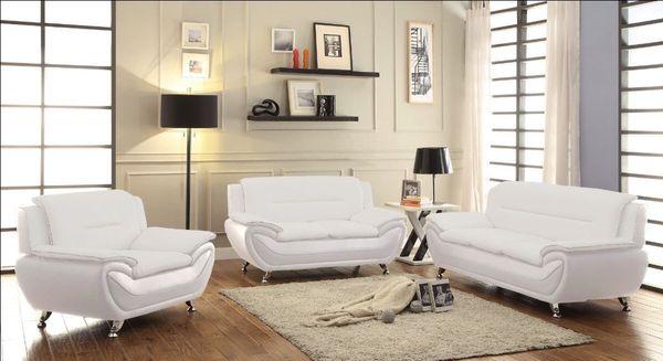 HI-Modern Sofa, Loveseat & Chair
*Perfect for smaller living areas
*Sleek design
*LOW COST

(Available in over 5 colors!)