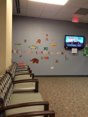 Children's area in waiting room