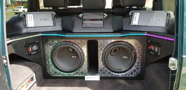 Custom built system in a G500 BENZ